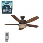 Southwind 52  Indoor Led Ceiling Fan - Venetian Bronze With Light Kit   Remote
