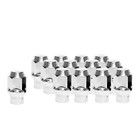1 2 -extended Thread Lug Nuts   Pack 1 44  Tall 3 4  Hex 1 2-20 20 Silver