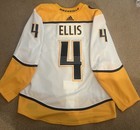 Ryan Ellis 2019-20 Game Worn Used Nashville Predators Hockey Jersey - Meigray