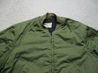 Vintage Genuine Tanker Jacket Men L Green Quilted Bomber Insulated Wwii Military