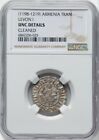 Ngc Ms Armenia 1198-1219 Ad Levon I Silver Tram Knights Templar Coin Of Crusades
