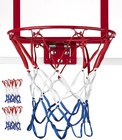 Mini Basketball Net Replacement 8 Loop  2 Pack   Vibrant Color  For Indoor Do   