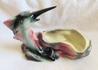 Royal Copley Art Pottery Swordfish Marling Sailfish Retro 1950 s Planter Vase