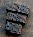 A-z Alphabet Letterpress Wooden Printing Blocks Wood Type Vintage Printer Typo