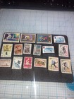 16 Used cancelled International Sports Stamps 1960 s-1970 s    1 Ships  Nice 