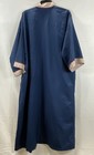 Vintage Christian Dior Monsieur Blue Satin Trim Robe Loungewear Men s One Size