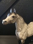 Breyer Traditional Dapple Gray  213 Proud Arabian Stallion Black Points Rare