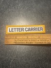Us Mail Patch Rare Vtg Sew On 70s 80s Tab Letter Carrier Usps Obsolete