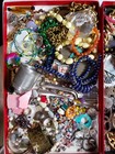 5  Lbs Scrap  Odds   Junk Jewelry Lot  Broken Salvage Harvest  Actual Items Pics