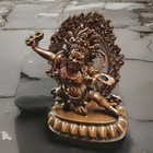 Small  Copper Statue Of A Buddhist hindu Deity