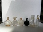 Vintage Perfume Bottles Lot Of 6 Fragrance Bottles For Vanity Glass Various