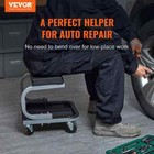 Garage Shop Stool 250 Lbs  Load Mechanic Creeper Seat With 4 360   Casters Under