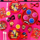 Miraculous Ladybug Party In A Box Birthday Decoration 126pc Supply Kit