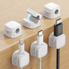 6-piece Magnetic Cable Clamps - Adjustable Wire Holder For Home   Office Desk