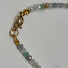 Handmade Beaded Ankle Bracelet Anklet Pastel Multi Color Glass Beads Ab 10 5 