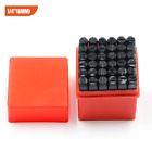 36pc 1 4  Letter   Number Stamp Punch Set Hardened Steel Metal Wood Leather 6mm