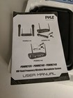 Pyle Pdwm 2135 Vhf Fixed Frequency Wireless Microphone System 2 Mics  open Box 