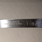 Vtg Vollrath Ladle Set 1 Oz Silver Stainless Steel Hooked Handle 4 Piece Set
