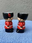 British Guardsman Ceramic Egg Cups Vintage  Rare   
