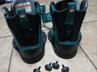 Liquid Force Rant Wakeboard Bindings Boots Size Usa 4-6 Black Teal W Hardware