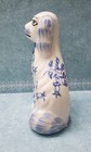 New Straffordshire Style Blue And White Ceramic King Charles Spaniel