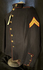 Post Wwi Usmc P1920 Enlisted Dress Coat 1922-23 Droopy Wing Ega China Marines