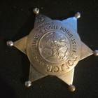 Scarce Antique Chicago I ll Harris Trust   Savings Bank Security Badge  Sd Child