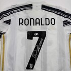 Autographed signed Cristiano Ronaldo Real Madrid White Jersey Beckett Bas Coa