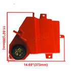 Coolant Overflow Tank For 6 0l 03-07 Ford F250 F350 Powerstroke Diesel W cap Red