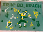 St  Patrick   s Day Leprechaun Shamrocks Window Clings Decals Vintage Stik-ees New