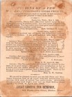 Great London Tea Company Boston Victorian Trade Card Monkey Cabbage 1880s