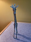 Giraffe Beaded Wrapped Wire Colorful Handcrafted Animal Figurine 