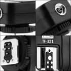 E-ttl Flash Hot Shoe Adapter With Extra Pc Sync Port For Canon Dslrs And Flashgu