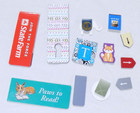 Lot Of 12 Magnetic Bookmarks Disney Cars  Corgi  Soccer  Cat  Dog  Elephant  Etc