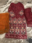 Pakistani Indian Shalwar Kameez  Chiffon Bust  36 Designer Dress