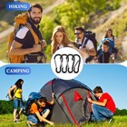 300 Pcs 2  Carabiner Bulk Spring Snap Hooks Aluminum Alloy Clip   