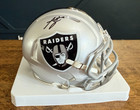 Ashton Jeanty Autographed Las Vegas Raiders Mini Helmet Beckett Witness 3w024718