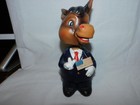 Vintage Democratic Political Party Donkey Lego Bobblehead Nodder Bank  - Japan