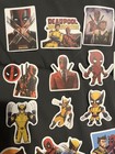 10 Pcs Random  2x2    Deadpool   Wolverine Movie Stickers Marvel Mcu X Men