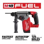 Milwaukee 2912-20b8f M18 Fuel 18v 1  Sds Plus Rotary Hammer W  8ah Forge Battery