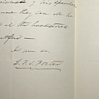Lafayette S Foster Signed Letter W content On Henry Clay