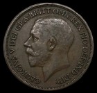 1919 Great Britain One Penny Sharp Old World Coin Km 810  stk848 