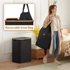 Lifewit 150l Laundry Basket With Lid And 2 Removable Laundry Bags