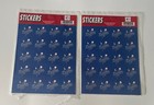 New Mlb La Dodgers Sticker Sheet  2  -40 Bernie Kosar Greeting Card Co 