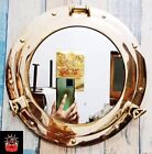 Antique Brass Finish Port Hole 12 inches Maritime Ship Window Round Wall D  cor