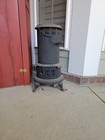 Antique Cast Iron Heater     Ornate Vintage Stove