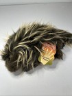Folkmanis Porcupine Full Hand Animal Puppet 12  Brown Plush Realistic Toy Nwt