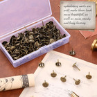 200 Pcs Upholstery Tacks For Decorative Furniture Upholstery Nails 7 16 Inch Pin