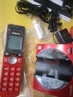 Vtech Cordless Phone System With Caller Id   Call Waiting Model cs6919-16 Red