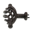 Top Knobs Normandy Birdcage Twist 3 1 4  Cabinet T Knob Pewter M625